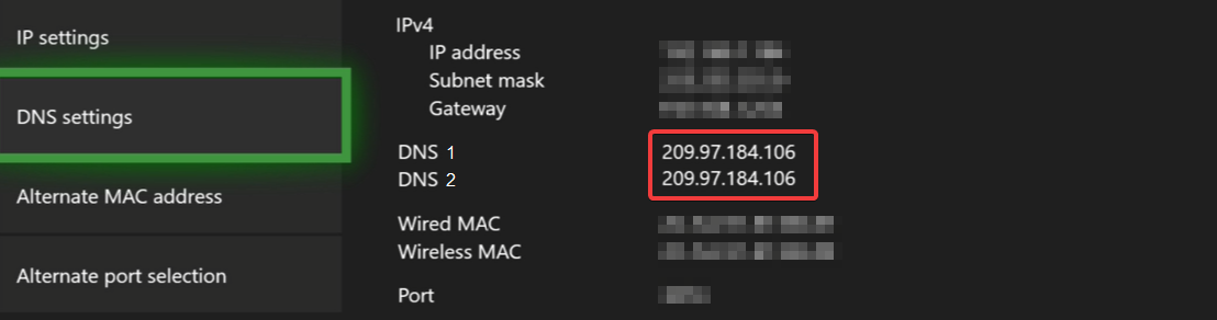 xbox one keeps asking for alternate mac address